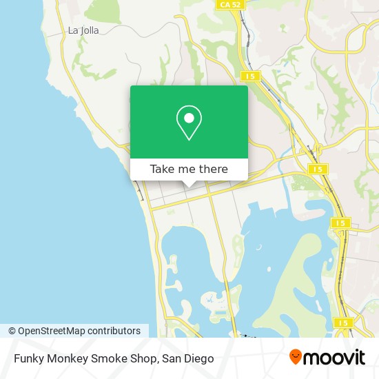 Mapa de Funky Monkey Smoke Shop