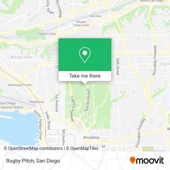 Rugby Pitch map