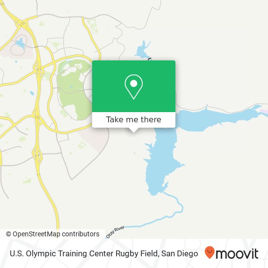 U.S. Olympic Training Center  Rugby Field map