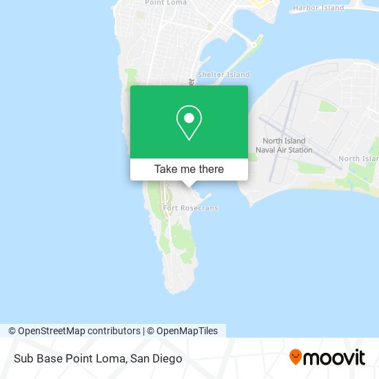 Sub Base Point Loma map