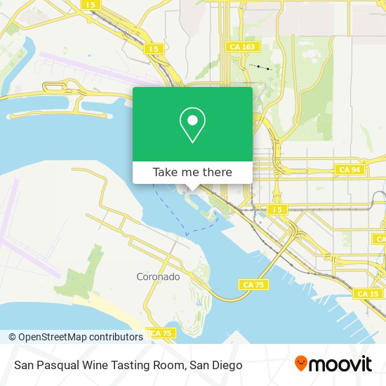 Mapa de San Pasqual Wine Tasting Room