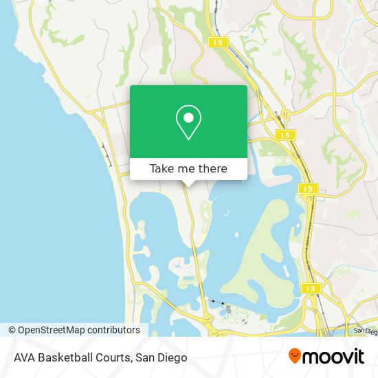 AVA Basketball Courts map