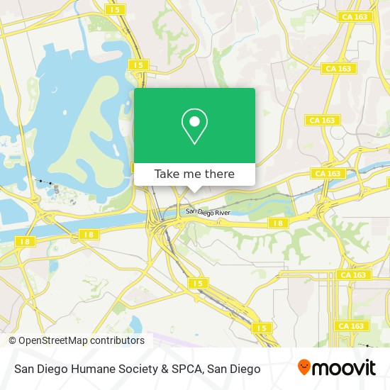 Mapa de San Diego Humane Society & SPCA