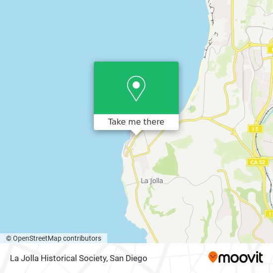 La Jolla Historical Society map