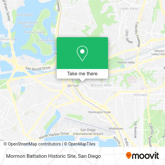 Mormon Battalion Historic Site map