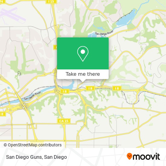 Mapa de San Diego Guns