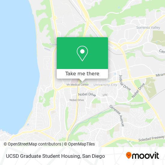 UCSD Graduate Student Housing map