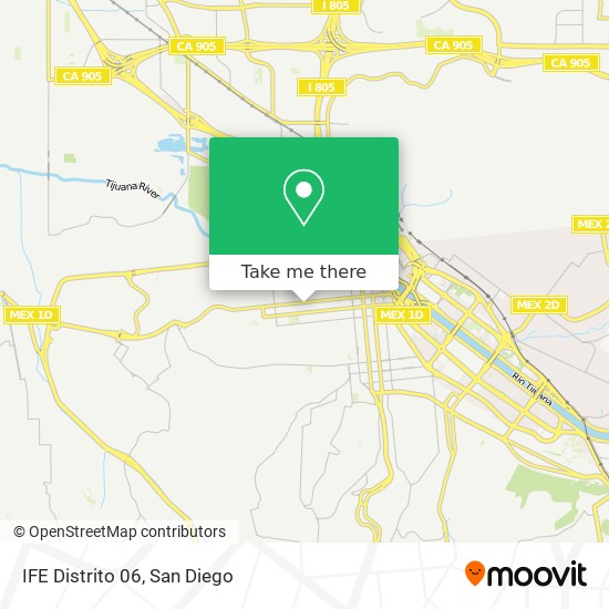 IFE Distrito 06 map