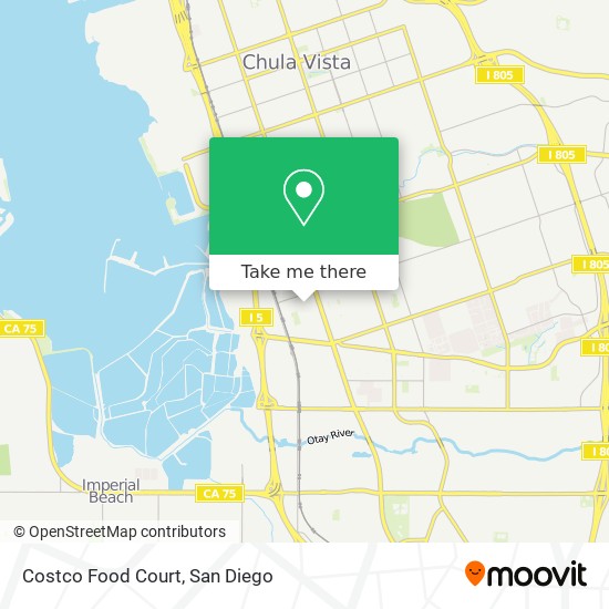 Mapa de Costco Food Court