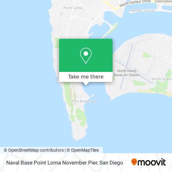 Mapa de Naval Base Point Loma November Pier