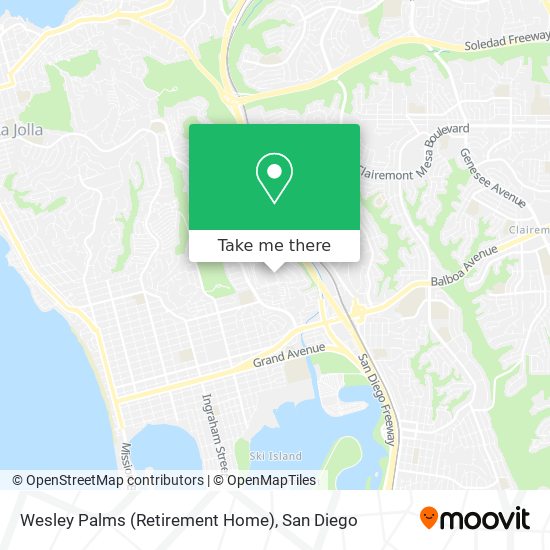 Wesley Palms (Retirement Home) map