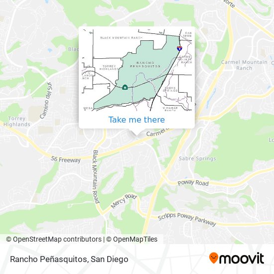 Rancho Peñasquitos map