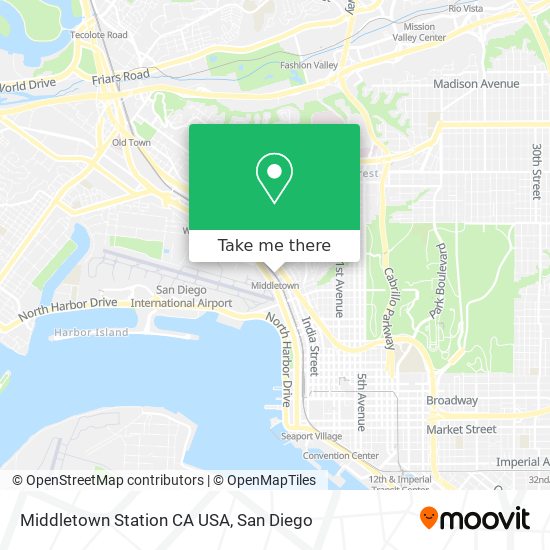 Mapa de Middletown Station CA USA