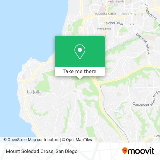 Mapa de Mount Soledad Cross