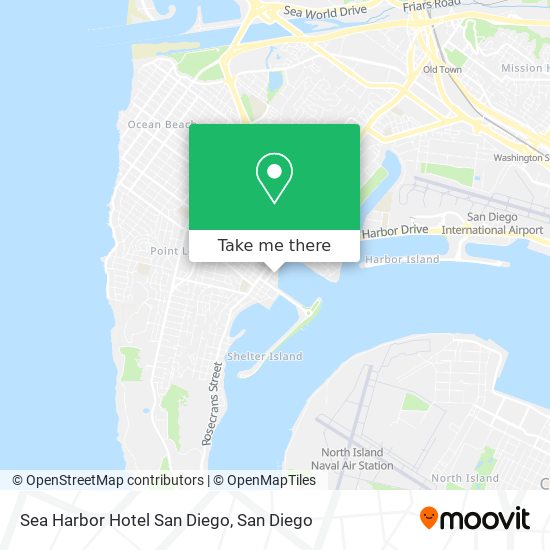 Mapa de Sea Harbor Hotel San Diego