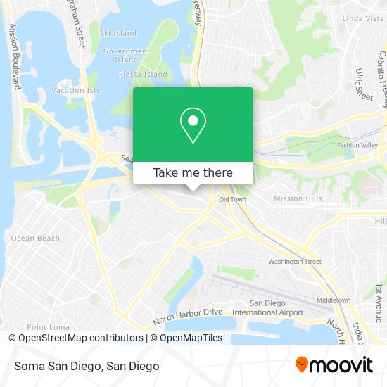 Mapa de Soma San Diego