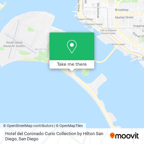Mapa de Hotel del Coronado Curio Collection by Hilton San Diego
