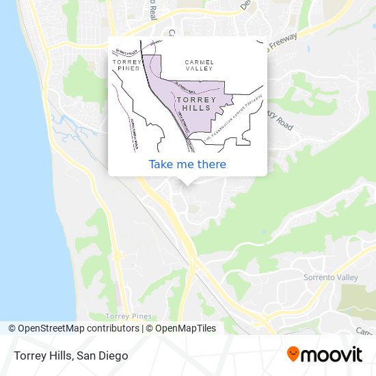 Torrey Hills map