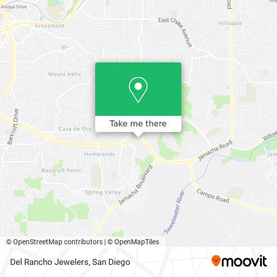 Del Rancho Jewelers map