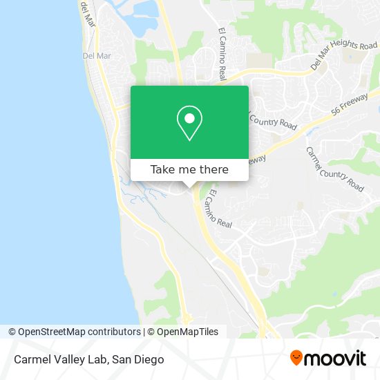 Carmel Valley Lab map