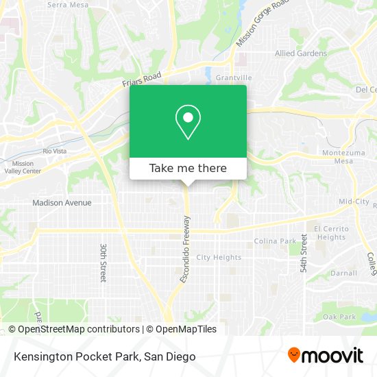 Mapa de Kensington Pocket Park