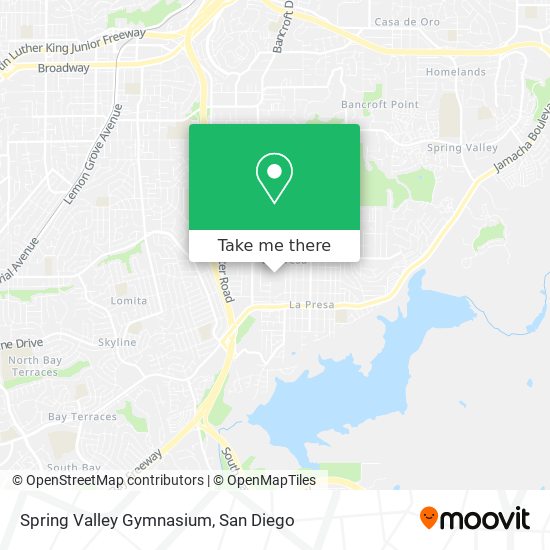 Spring Valley Gymnasium map