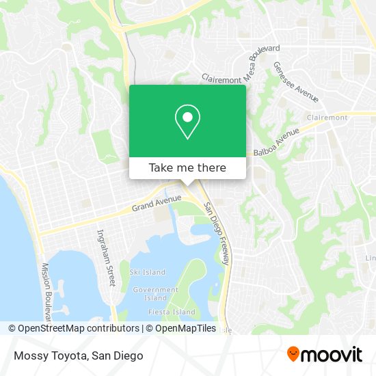 Mapa de Mossy Toyota