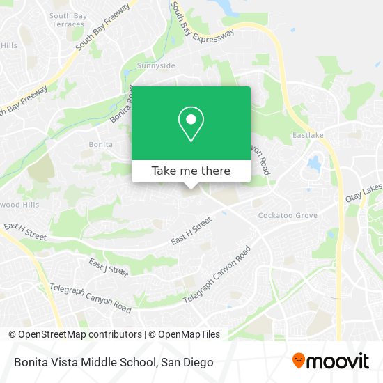 Bonita Vista Middle School map