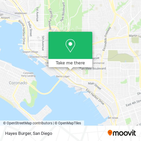 Mapa de Hayes Burger