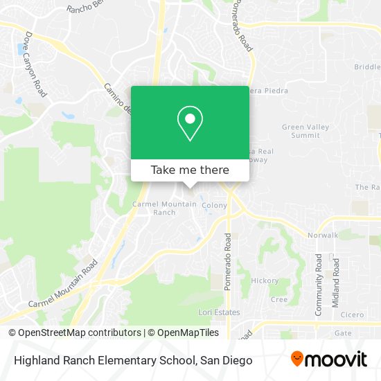 Highland Ranch Elementary School map