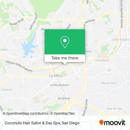 Coconuts Hair Salon & Day Spa map