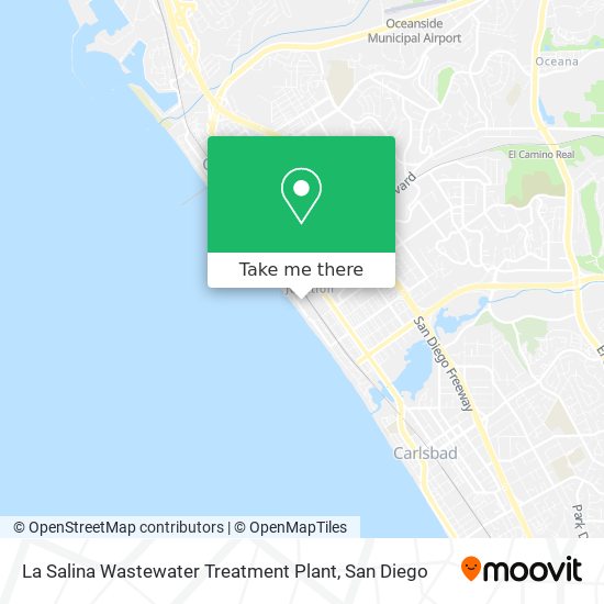 Mapa de La Salina Wastewater Treatment Plant