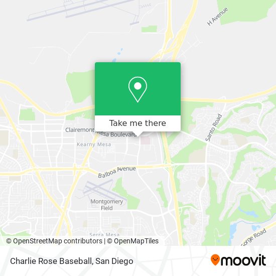 Mapa de Charlie Rose Baseball