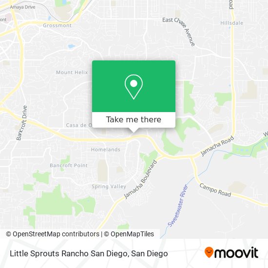 Mapa de Little Sprouts Rancho San Diego