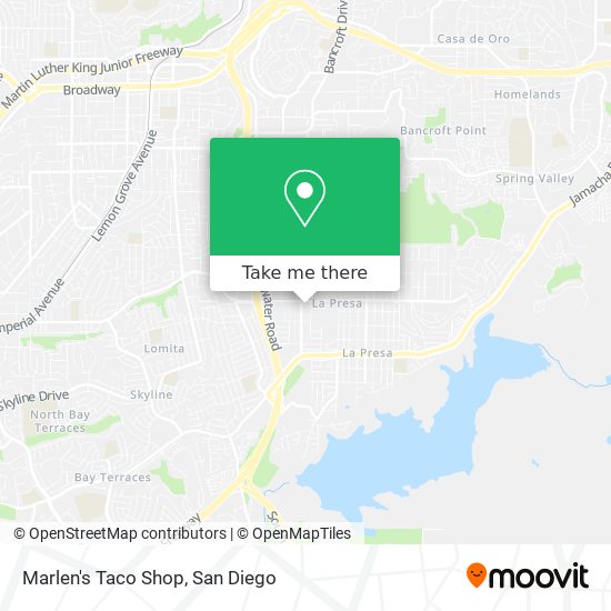 Mapa de Marlen's Taco Shop