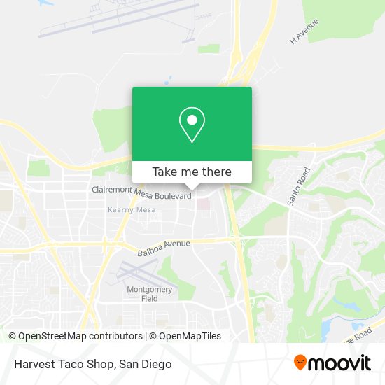 Harvest Taco Shop map