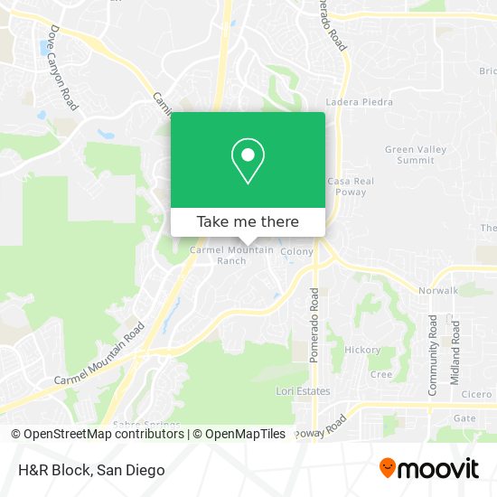 Mapa de H&R Block