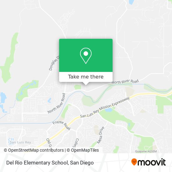 Del Rio Elementary School map