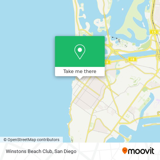 Winstons Beach Club map