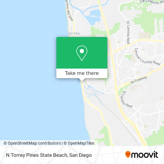 Mapa de N Torrey Pines State Beach