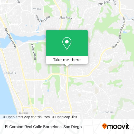 El Camino Real Calle Barcelona map