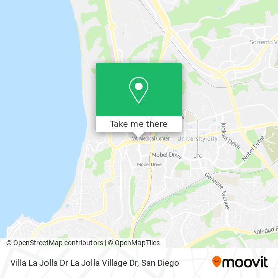 Mapa de Villa La Jolla Dr La Jolla Village Dr