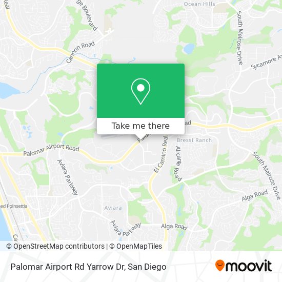 Mapa de Palomar Airport Rd Yarrow Dr