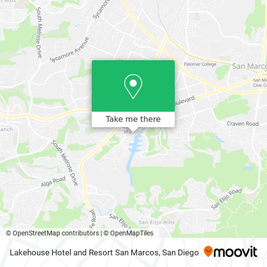 Lakehouse Hotel and Resort San Marcos map