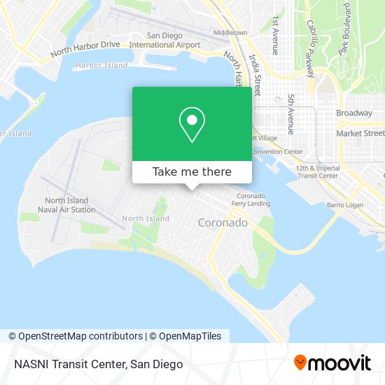 NASNI Transit Center map