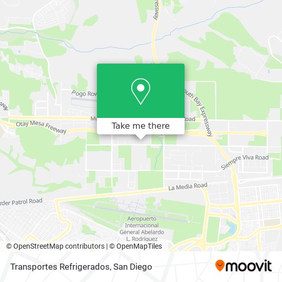 Transportes Refrigerados map