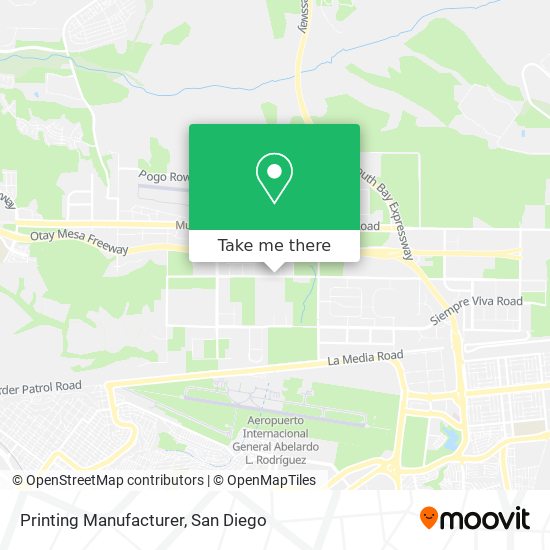 Mapa de Printing Manufacturer