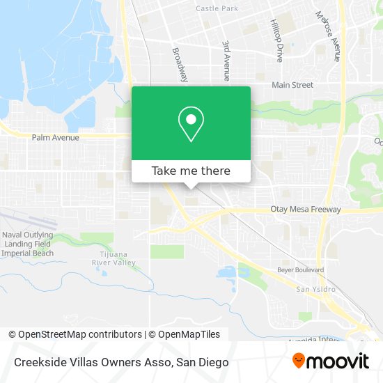 Mapa de Creekside Villas Owners Asso