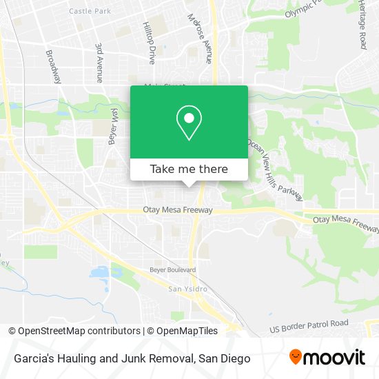 Garcia's Hauling and Junk Removal map