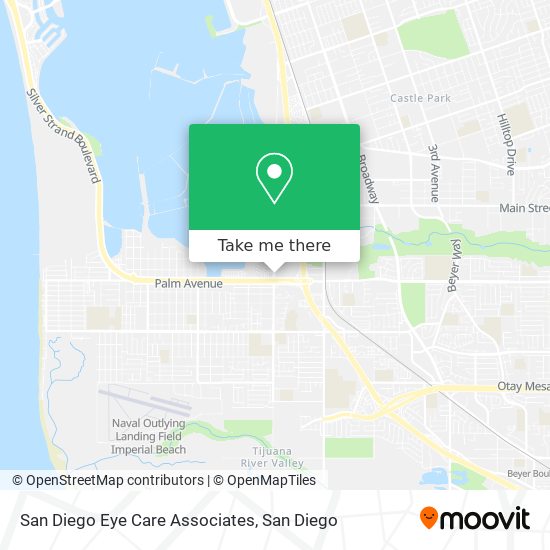 Mapa de San Diego Eye Care Associates